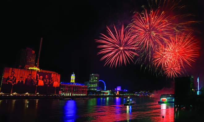 Chris Dorney, Thames Festival Fireworks, London.