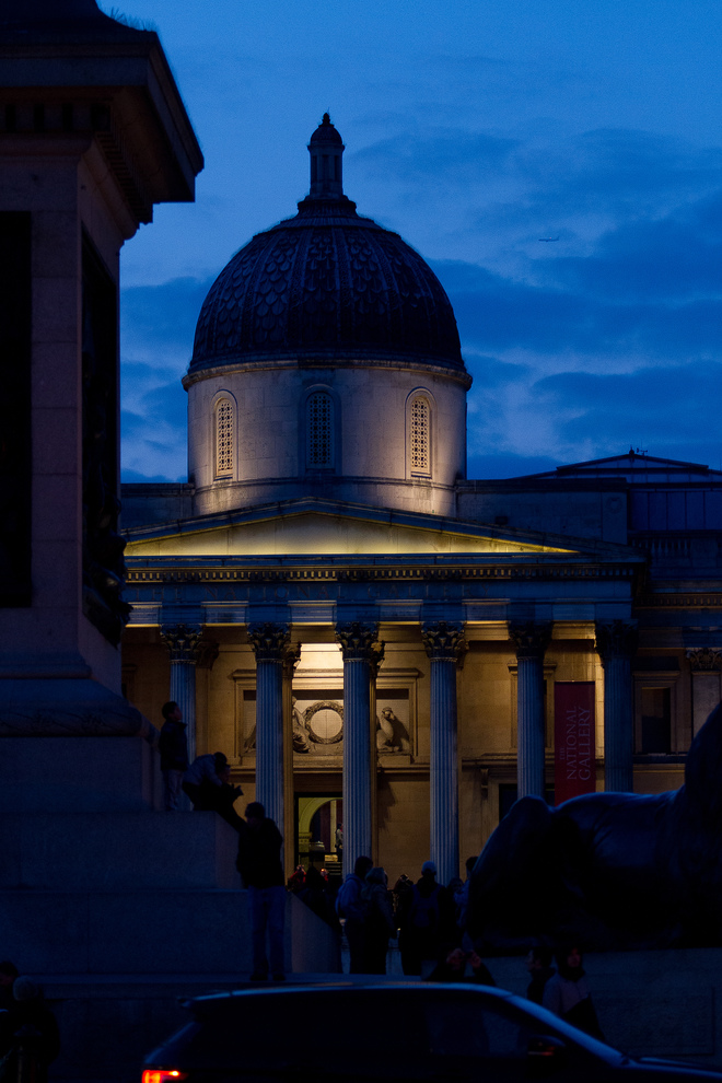 Richard Mills, Dusk At Trafalgar, London.