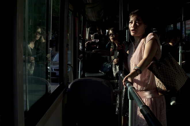 Hao Wu, Woman on Bus.