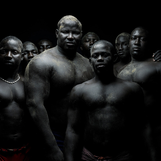 Portrait of Senegalese Wrestlers Portrait of Senegalese Wrestlers