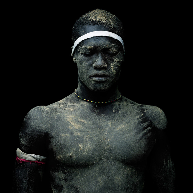 Portrait of Senegalese Wrestler by Denis Rouvre Portrait of Senegalese Wrestler by Denis Rouvre